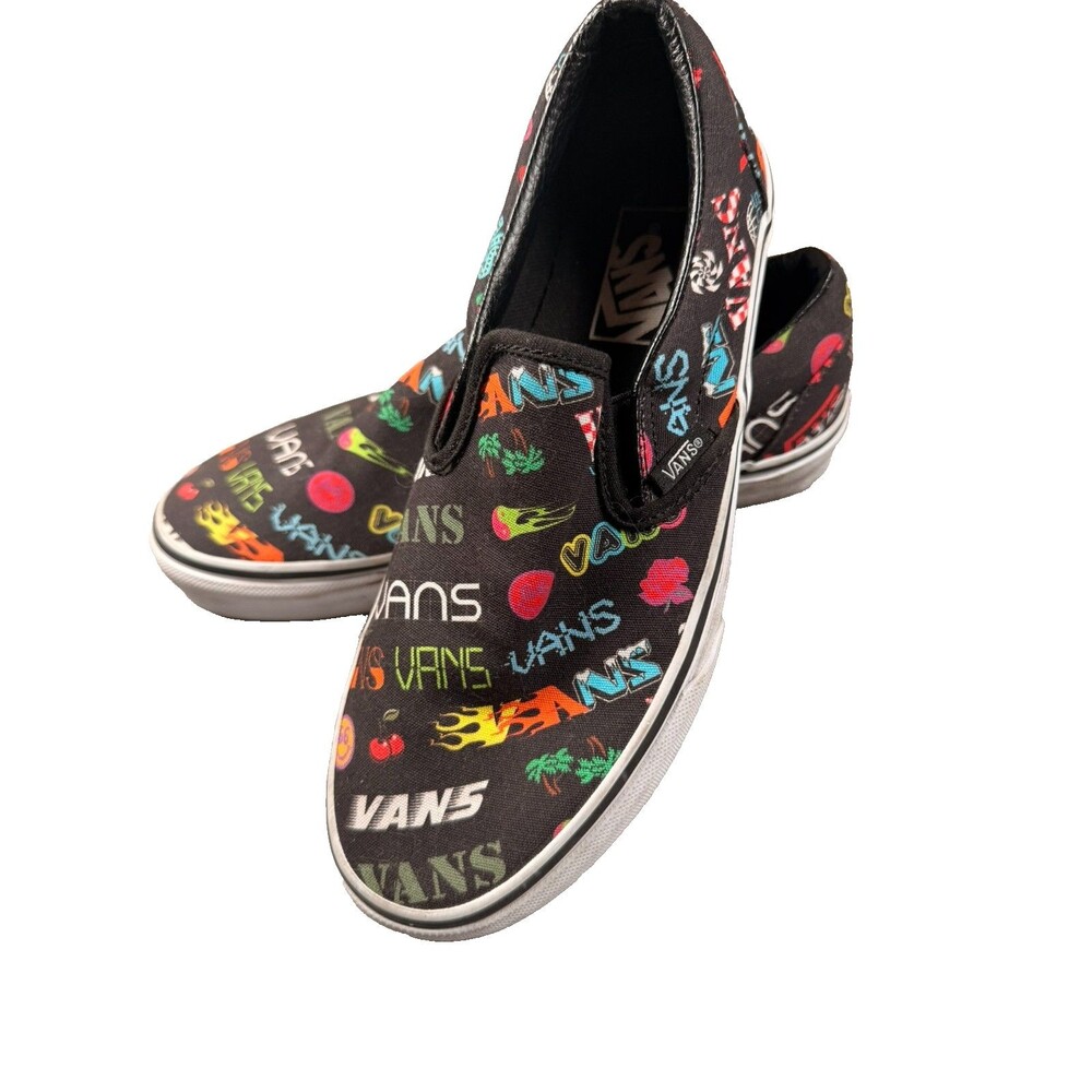 Vans Retro Gamer Slip ons Mens 6 Womens 7.5